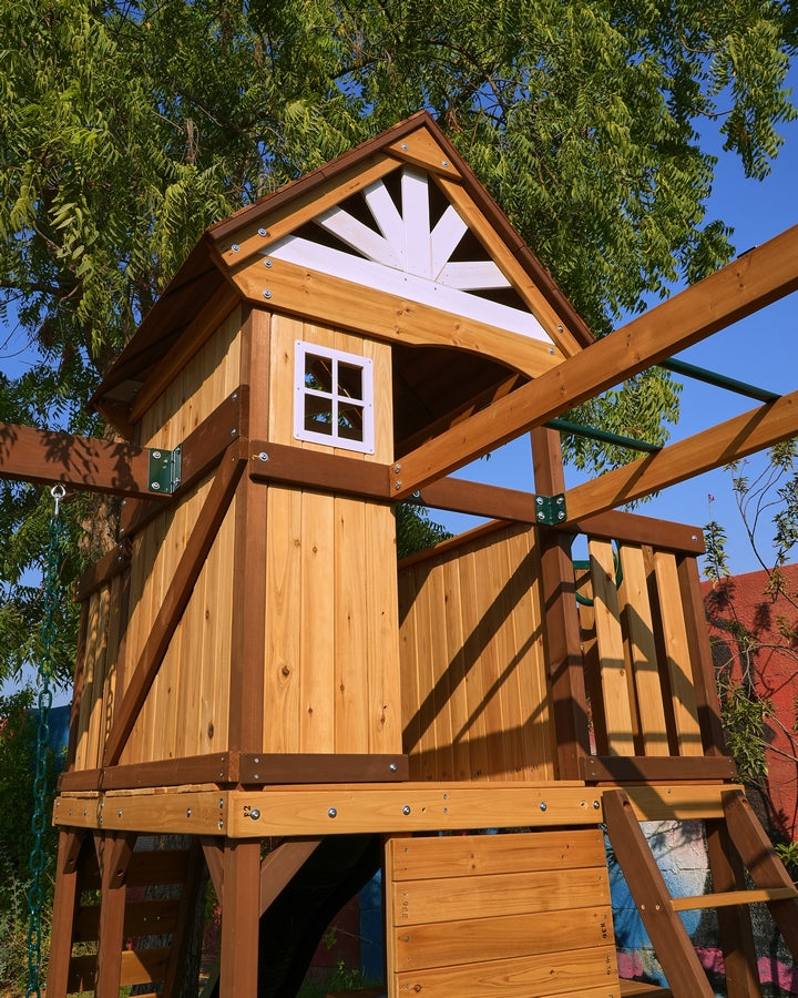 Dynamic Sports Arabian Ibex Wooden Swing Set