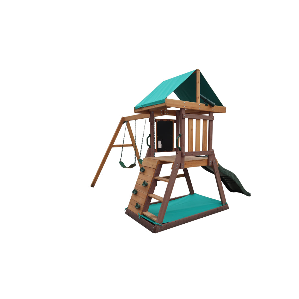 Mountpeak - Matterhorn Swing Set & Playhouse