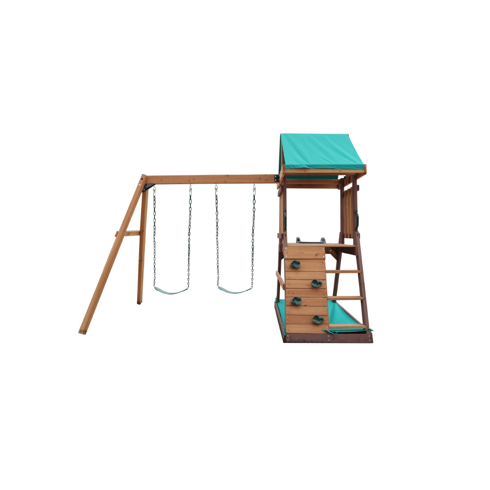 Mountpeak - Matterhorn Swing Set & Playhouse