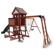 Mountpeak Vinson Massif Swing Set & Playhouse With Wooden Roof