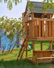 Dynamic Sports Arabian Leopard Wooden Swing Set