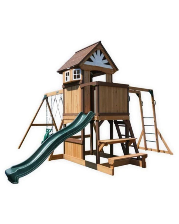 Arabian Eagle Wooden Swing Set aleemaz.com