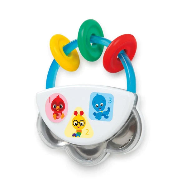 Baby Einstein-Tiny Tambourine Musical Toy & Rattle ahlanfun.com