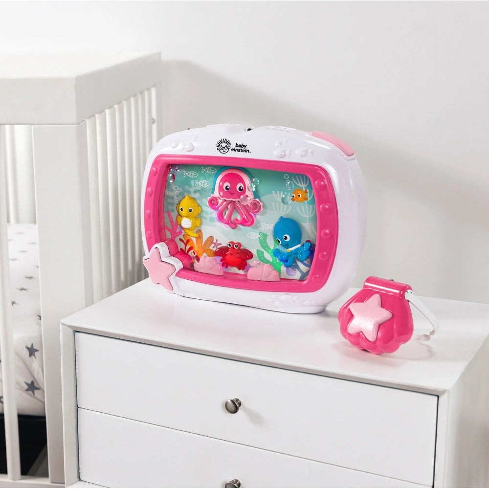 Baby Einstein Baby Einstein™Sea Dreams Soother™ Crib Toy Pink ahlanfun.com