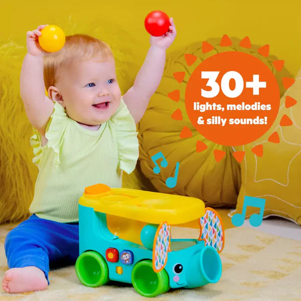 Bright Starts™ Pop & Roll Safari Bus™ Ball Play Toy