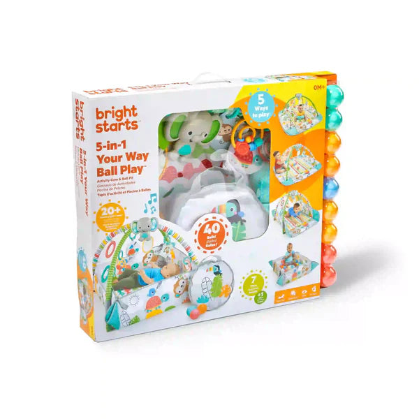 Bright Starts 5-In-1 Your Way Ball Play™ Activity Gym & Ball Pit - Totally Tropical