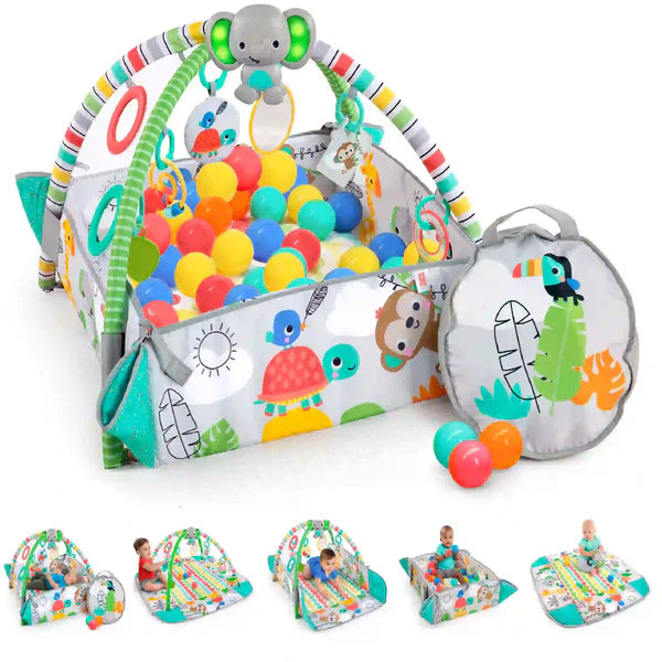 Bright Starts 5-In-1 Your Way Ball Play™ Activity Gym & Ball Pit - Totally Tropical