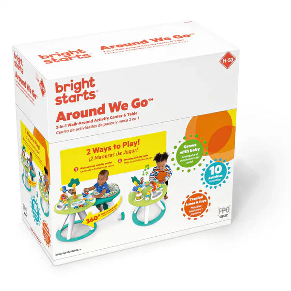 Bright Starts Around We Go™ 2-In-1 Walk-Around - Tropic Cool