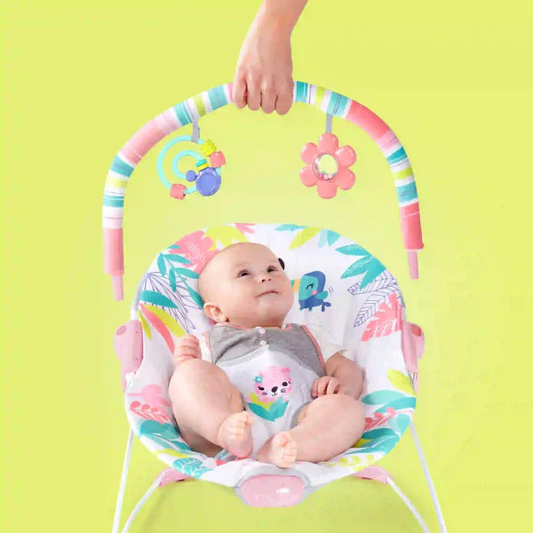 Bright Starts Flamingo Vibes™ Vibrating Bouncer