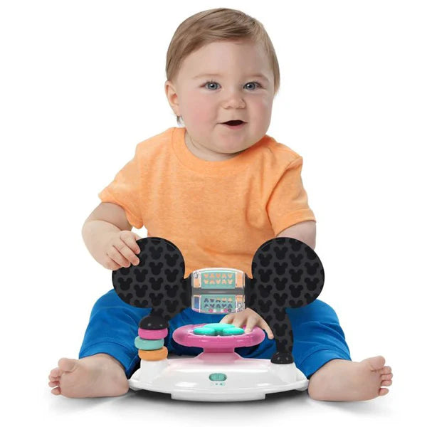 Bright Starts Minnie Mouse Tiny Trek Walker, Forever Besties , 2-In-1 Walker