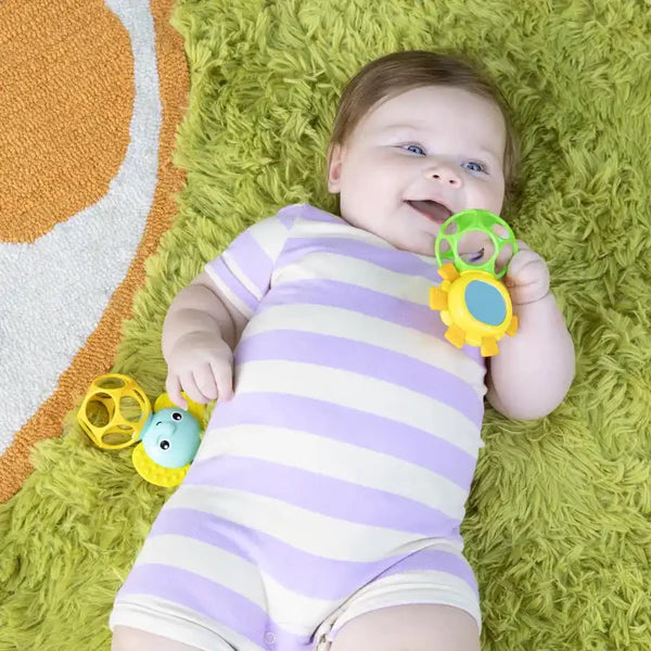 Bright Starts Oball 2pk Soothing Pals Peg Toy