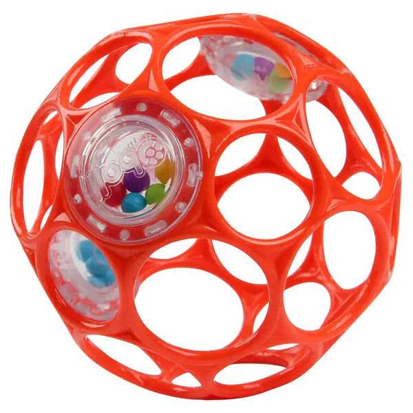 Bright Starts Oball Rattle™ Easy-Grasp Toy - Red
