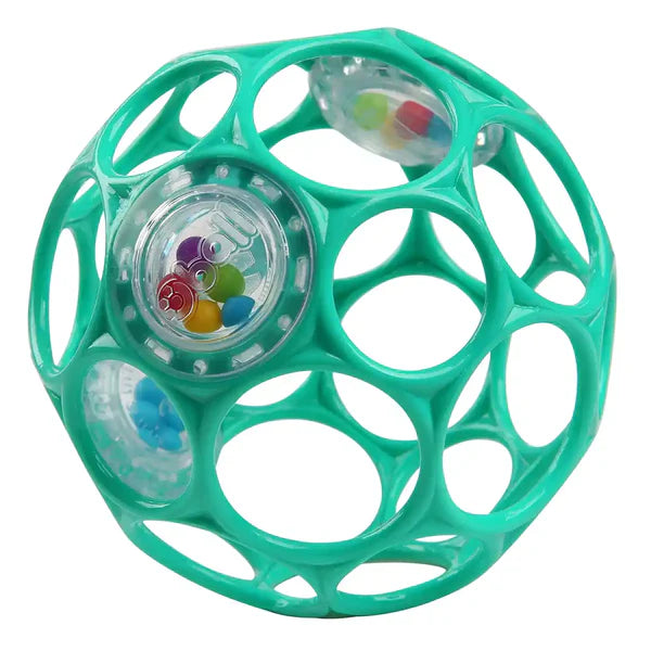 Bright Starts Oball Rattle™ Easy-Grasp Toy - Teal