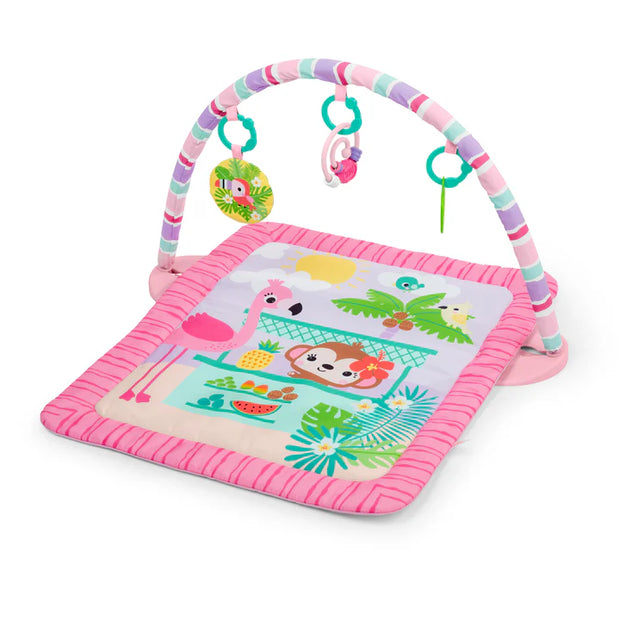 Bright Starts Pink Palms Tiki Toy Bar Activity Gym