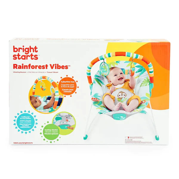 Bright Starts Rainforest Vibes™ Vibrating Bouncer