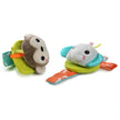 Bright Starts Rattle & Teethe Wrist Pals Toy - Monkey & Elephant