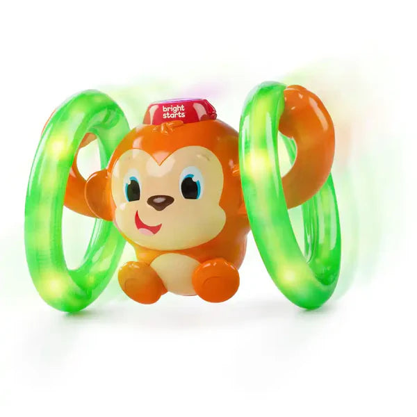 Bright Starts Roll & Glow Monkey™ Toy ahlanfun.com