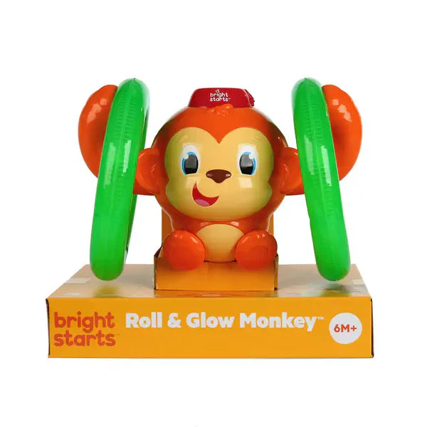 Bright Starts Roll & Glow Monkey™ Toy ahlanfun.com