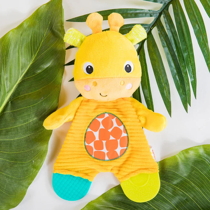 Bright Starts Snuggle & Teethe Plush Teether - Giraffe