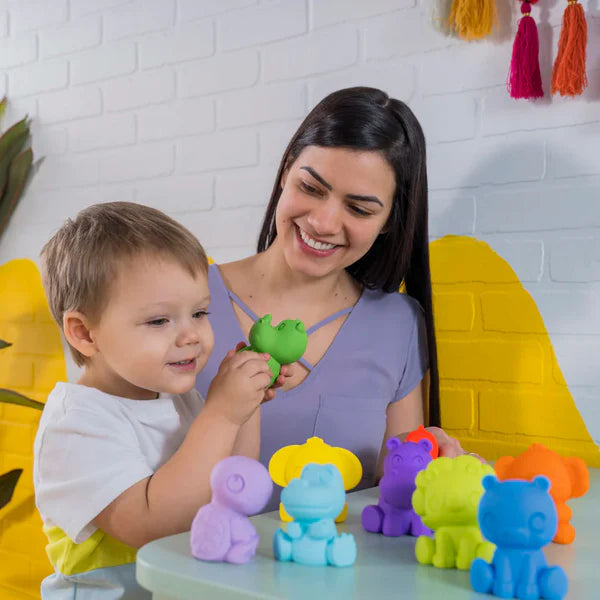 Bright Starts Tropic animals 9 Take-Along Friends