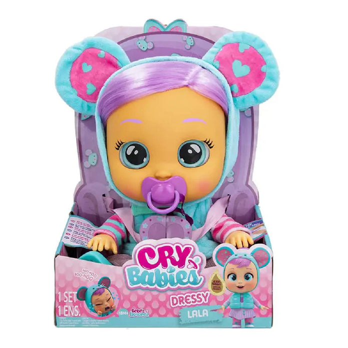 Imc Toys-Cry Babies Dressy Exclusive Lala