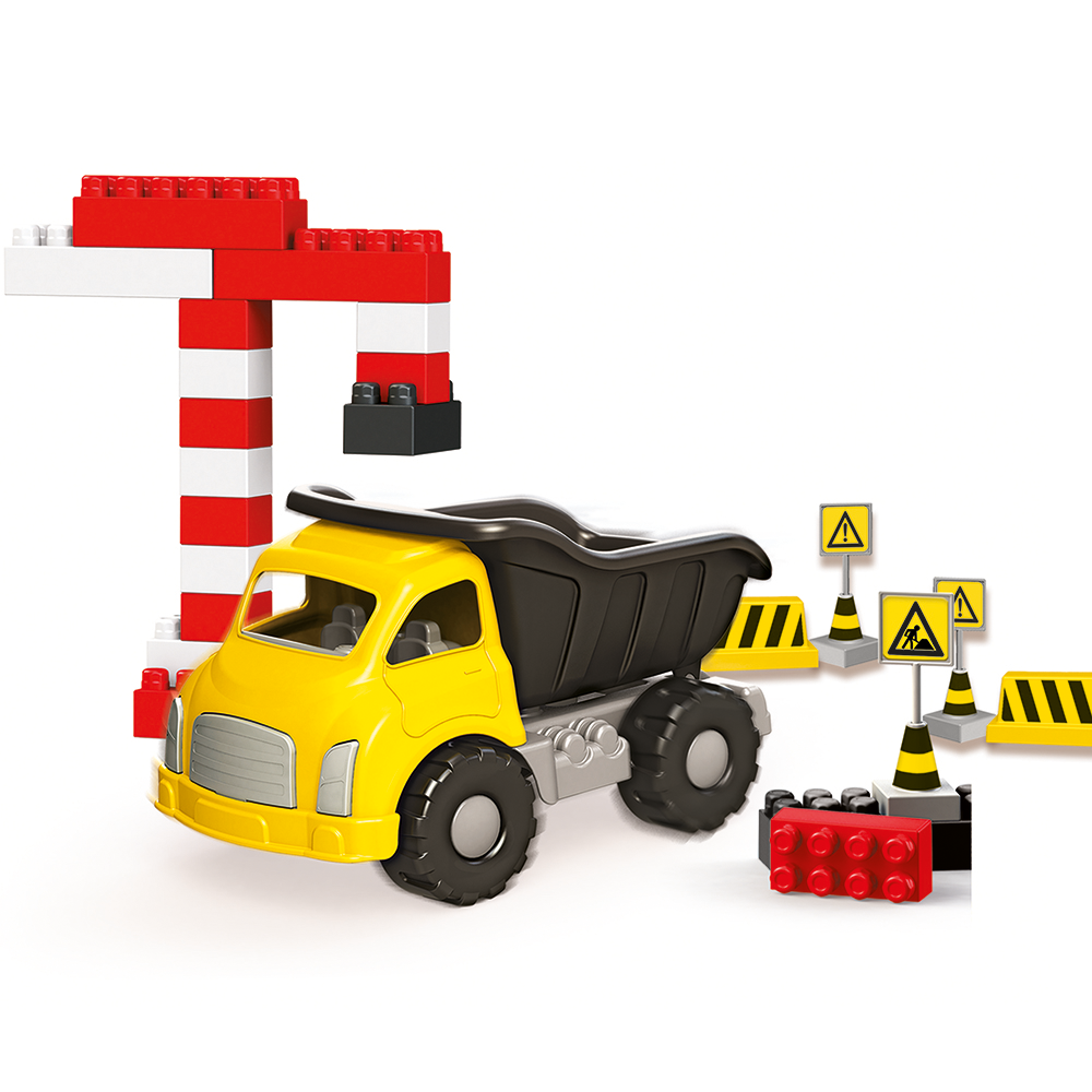 DOLU JUMBO TRUCK WITH BLOCKS 40 PCS