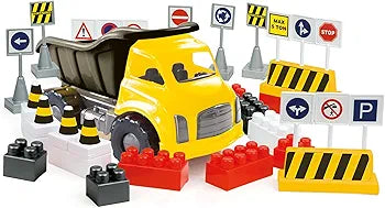 DOLU JUMBO TRUCK WITH BLOCKS 40 PCS