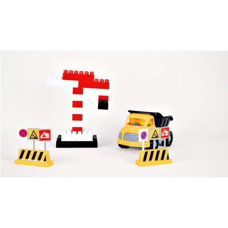 DOLU JUMBO TRUCK WITH BLOCKS 40 PCS