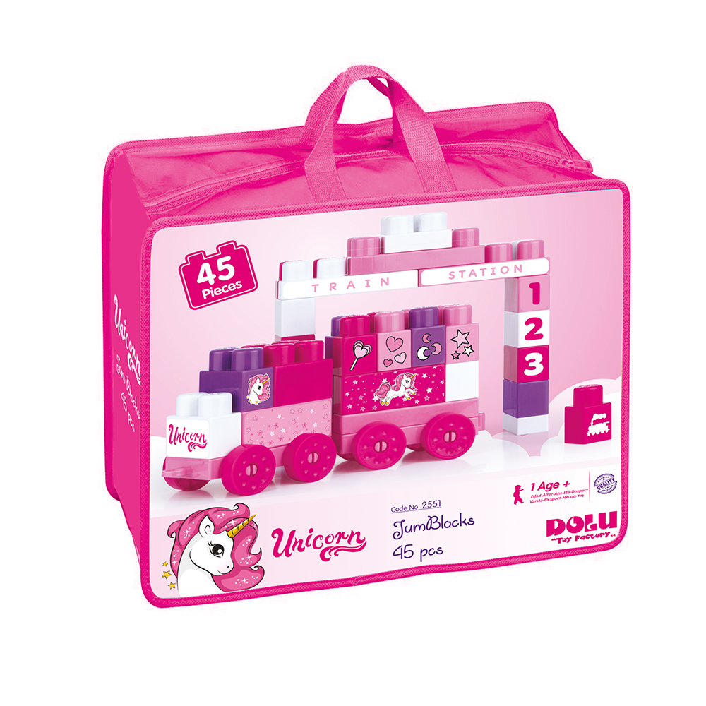 DOLU UNICORN MEGA BLOCKS 20 PCS IN BAG