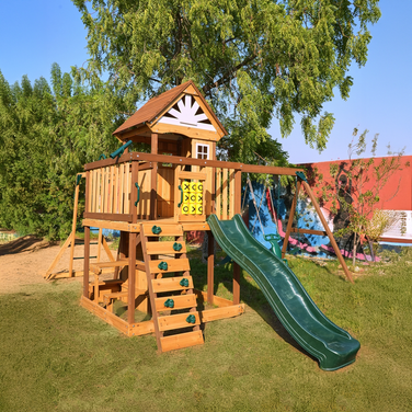 Dynamic Sports Arabian Ibex Wooden Swing Set