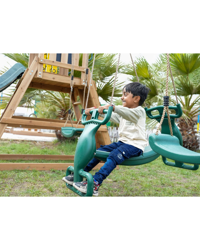 DYNAMIC SPORTS ARABIAN BABOON WOODEN SWING SET aleemaz.com