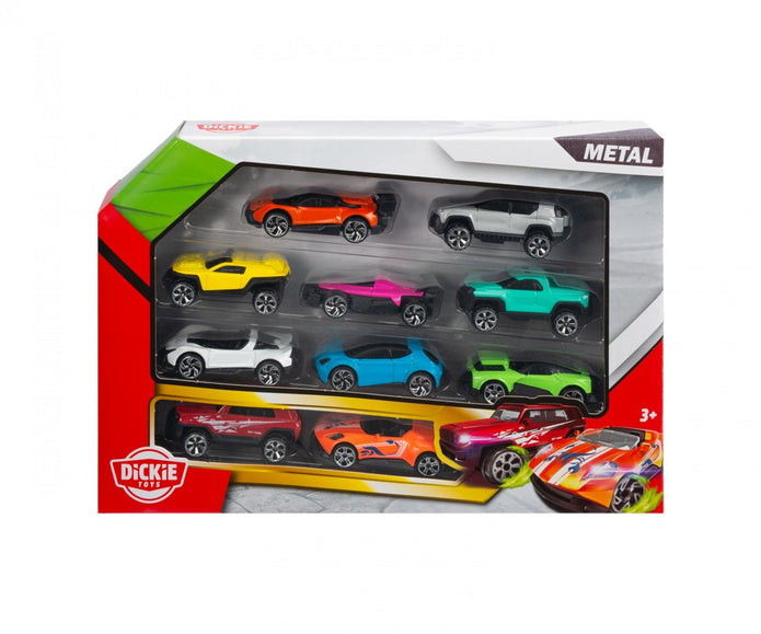 Dickie-Die-cast Vehicles 10 Pack