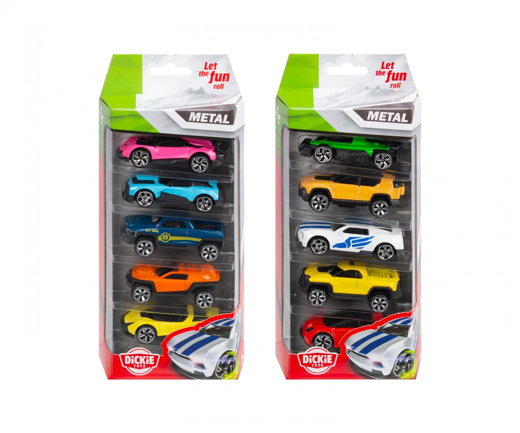 Dickie-Die-cast Vehicles 5 Pack, 2-asst.