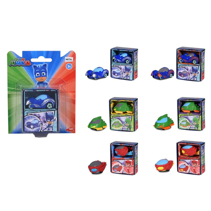 Dickie-PJ Masks Micro Racer Box 6-asst.