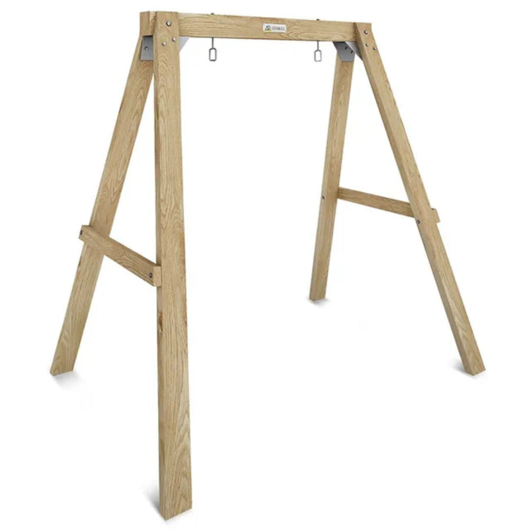 Dynamic Sports Growing Giraffe Adjustable Wooden Swing Set-ahlanfun.com