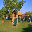 Dynamic sports arabian leopard wooden swing set-ahlanfun.com
