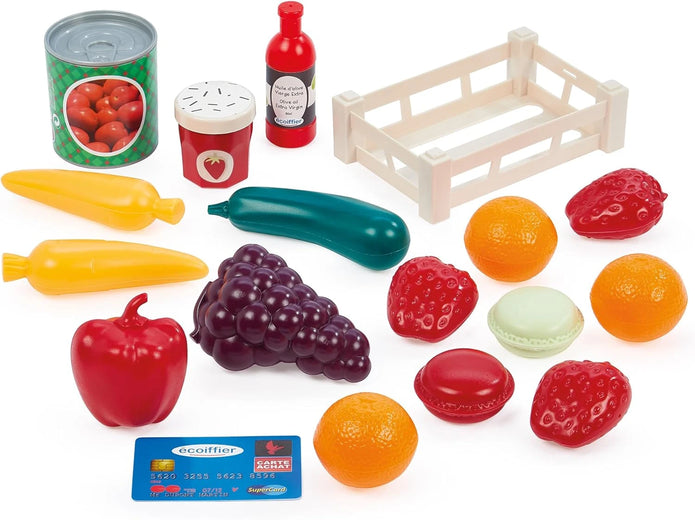 Ecoiffier EC Grocery counter + trolley