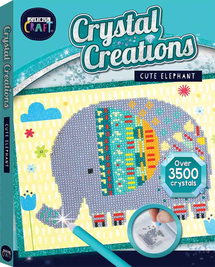 Hinkler-Curious Craft Crystal Creations Cute Elephant