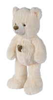 Nicotoy-Plush Bear creme ribbon head bear 55cm