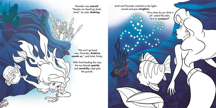 Igloo Books- Disney Princess Ariel Read & Colour