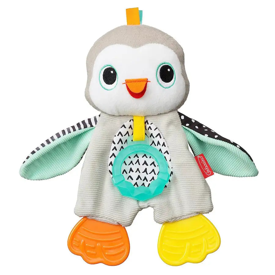 Infantino-Cuddly Teether-Penguin ahlanfun.com