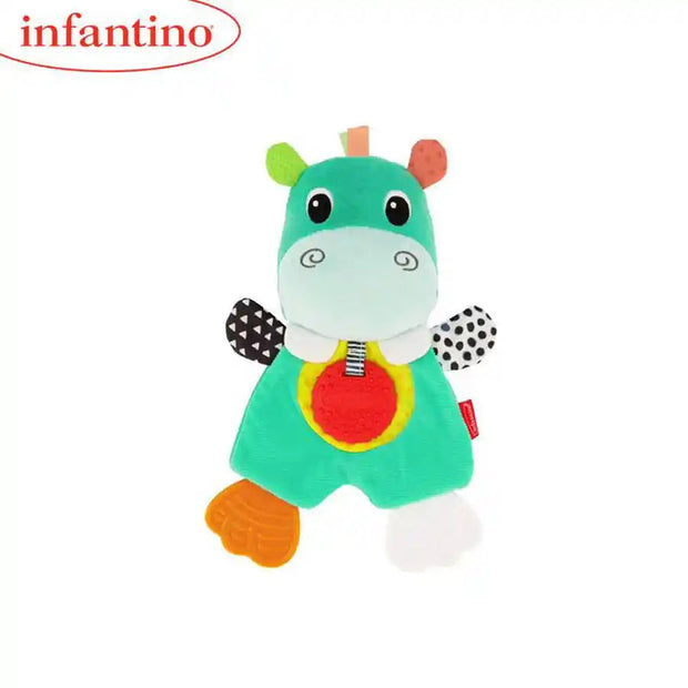 Infantino-Cuddly Teether - Hippo
