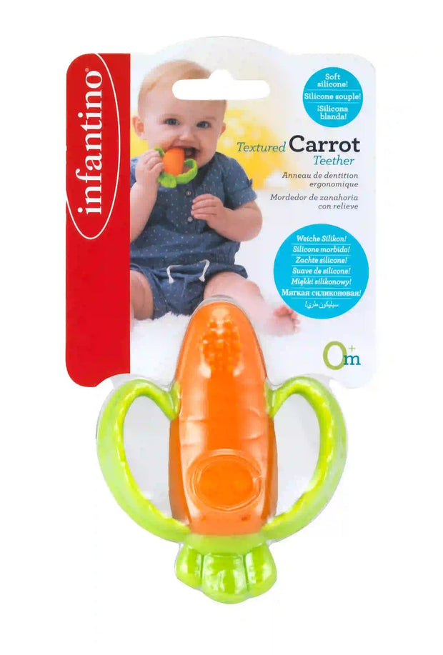 Infantino-Good Bites Textured Carrot Teether