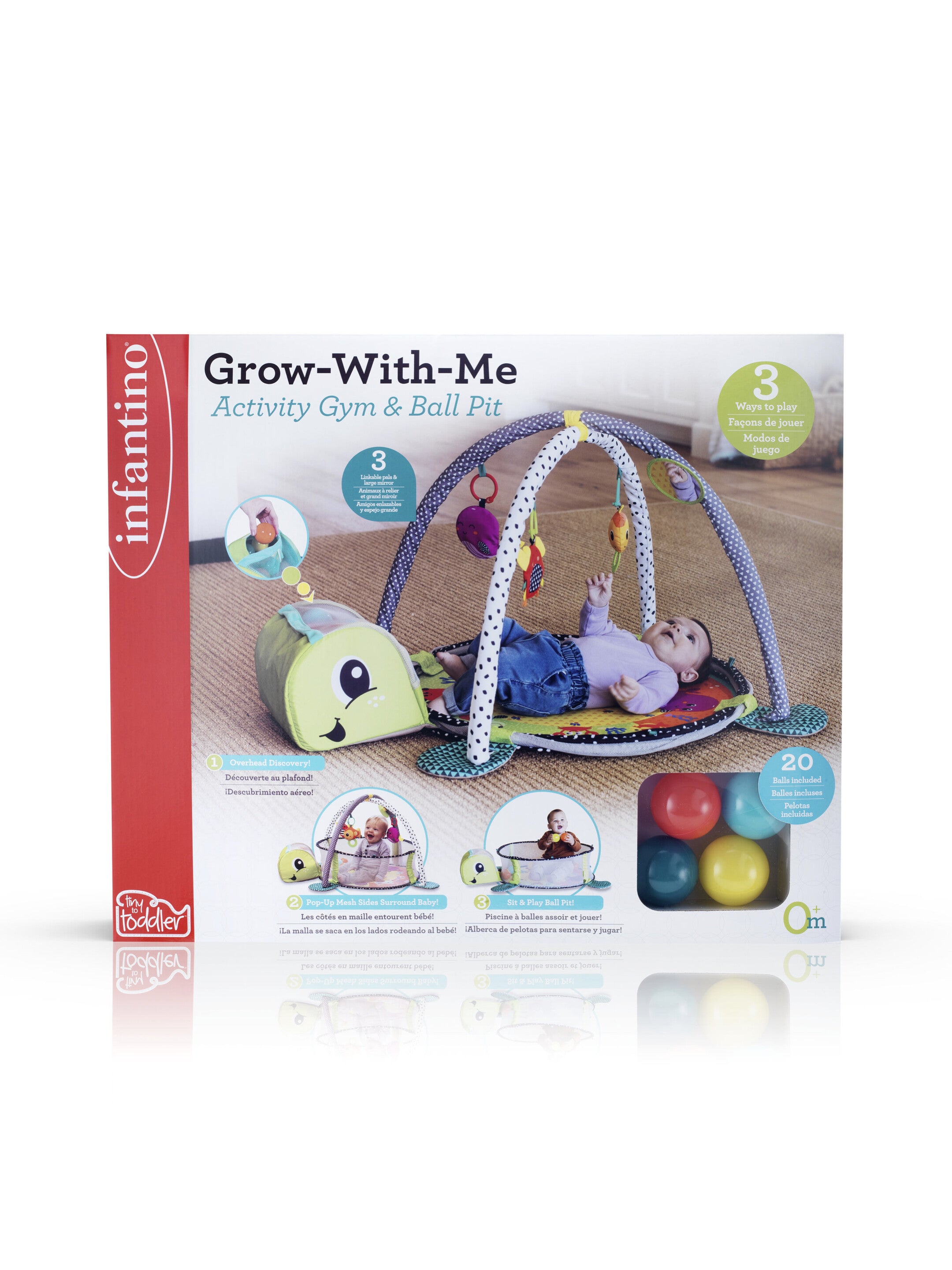 Infantino-Grow-With-Me Activity Gym & Ball Pit