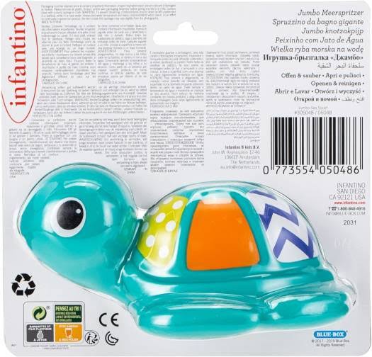 Infantino-Jumbo Sea Squirt-Turtle