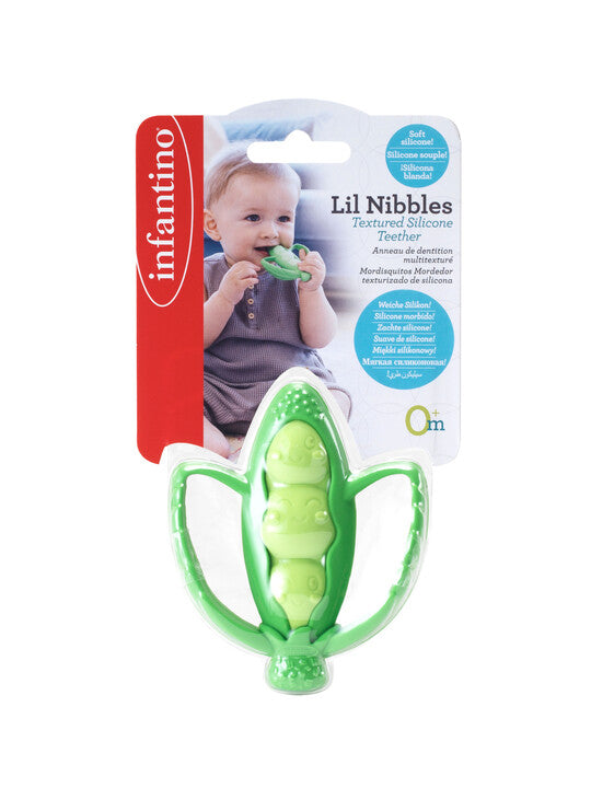 Infantino-Lil Nibbles Textured Silicone Teether