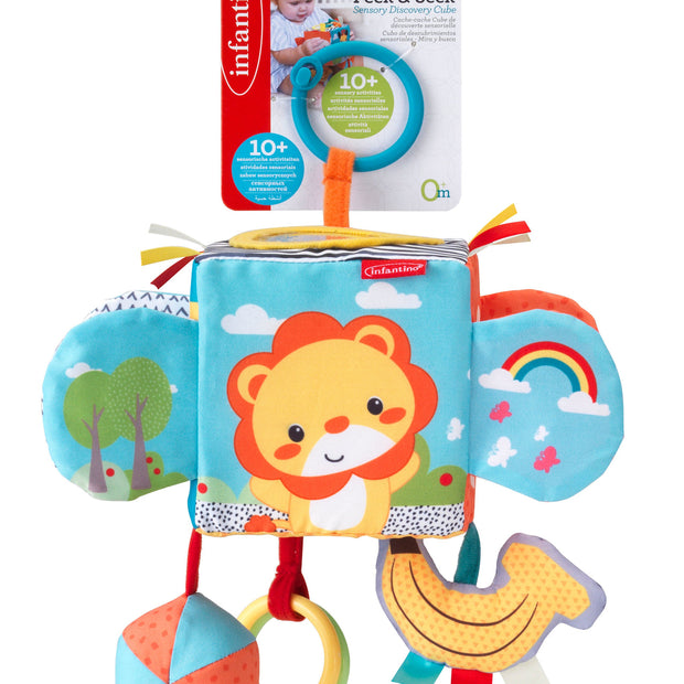 Infantino-Peek & Seek Sensory Discovery Cube