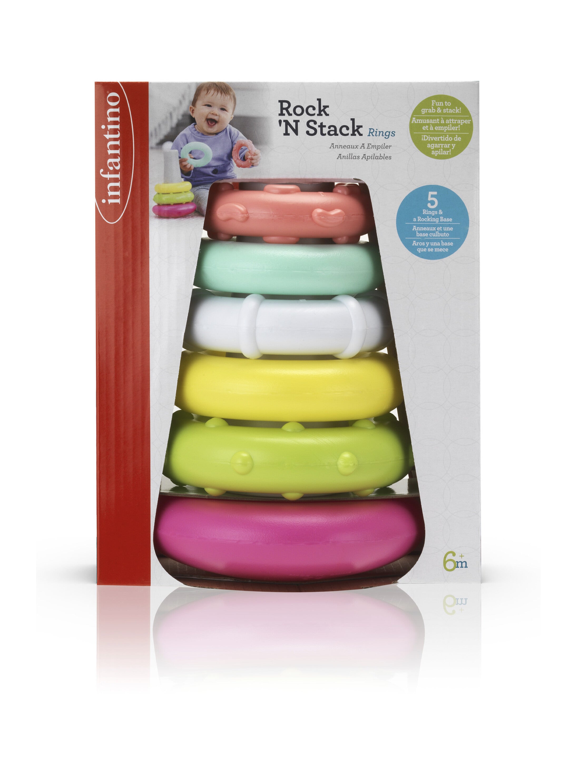 Infantino-Rock N Rings - Pink