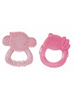 Infantino-Safari Teething Pals - Pink