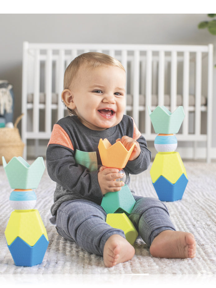 Infantino-Sensory Stacking Cups & Activity Ball Set
